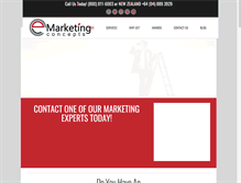 Tablet Screenshot of emarketingconcepts.com